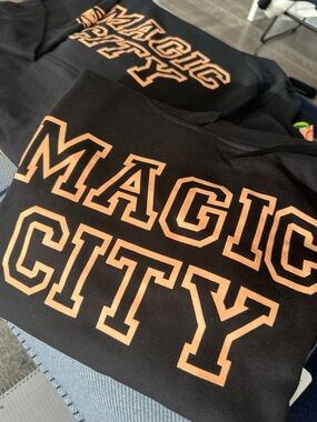 Forever 404 Atlanta Hawks NBA Magic City Black Hoodie MEDIUM Basketball